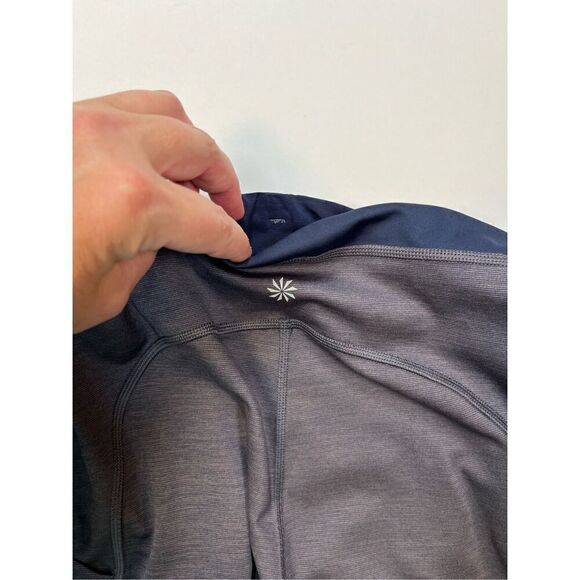 Athleta Womens Ultimate Stash Pocket Heather 7/8 Tight Blue HearthRose SizeLarge - Picture 13 of 16